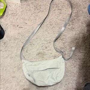 lululemon athletica Light Gray Crossbody Bag